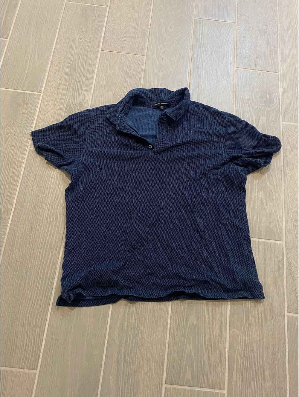 Robert Barakett Men's Navy Blue Polo Shirt XL